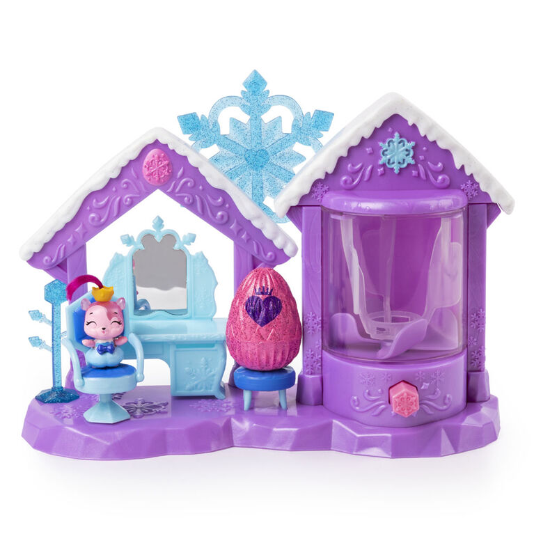 Hatchimals CollEGGtibles, Glitter Salon Playset with 2 Exclusive