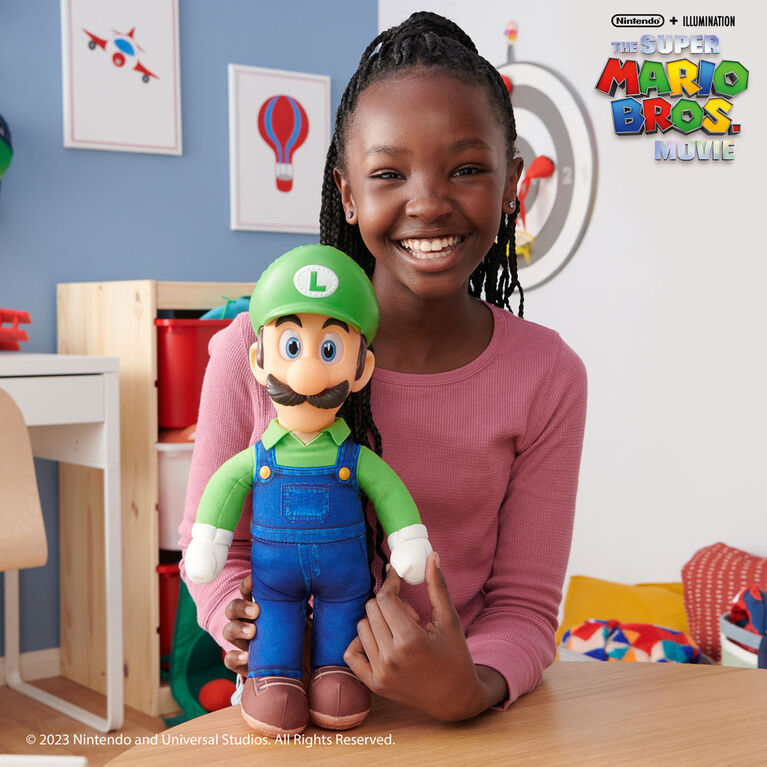 The Super Mario Bros. Movie - 15" Posable Plush - Luigi