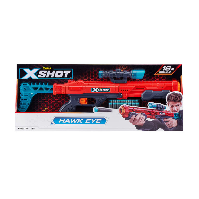 X-Shot Excel Hawk Eye Blaster (16 Darts)