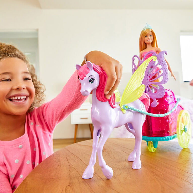Barbie - Dreamtopia - Princesse, Pegase et char