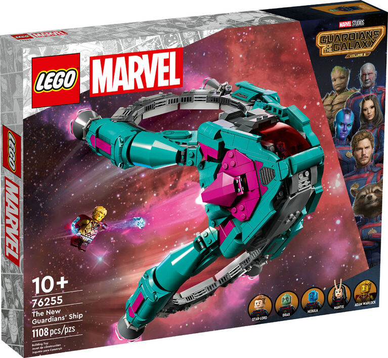 LEGO Marvel The New Guardians' Ship 76255 Building Toy Set (1,108 Pieces)