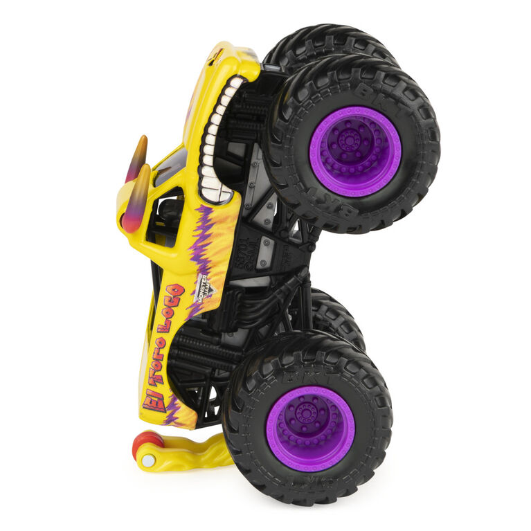 Monster Jam, Official El Toro Loco Monster Truck, Die-Cast Vehicle, Arena Favorites Series, 1:64 Scale