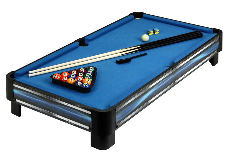 Breakout 40 Inch Tabletop Pool Table - Blue