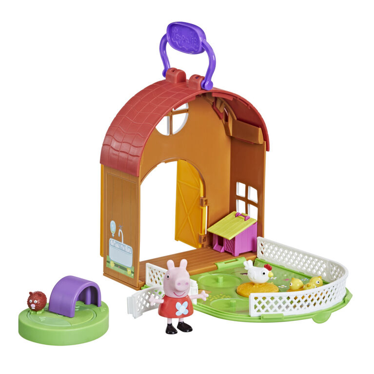 Peppa Pig Peppa's Adventures Peppa's Petting Farm Fun Playset Preschool Toy