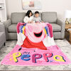 Couverture Surdimensionnée Polaire Peppa Pig pour Enfants (60 "x90")