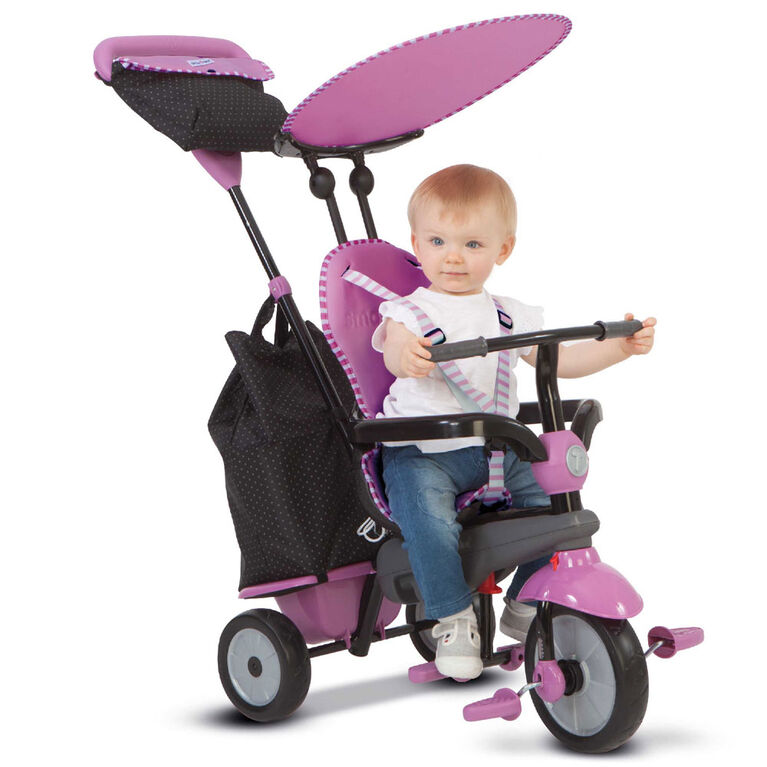 smarTrike: Star - Pink 4 in 1 Trike Aménageable (Trike qui transitions avec les enfants) - Notre exclusivité