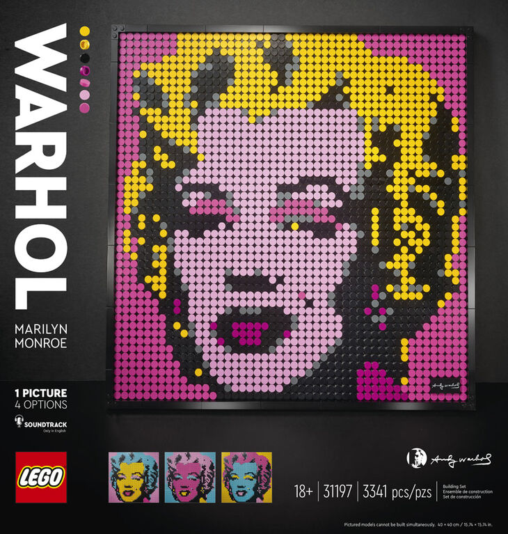 LEGO ART Andy Warhol's Marilyn Monroe 31197 (3341 pieces)
