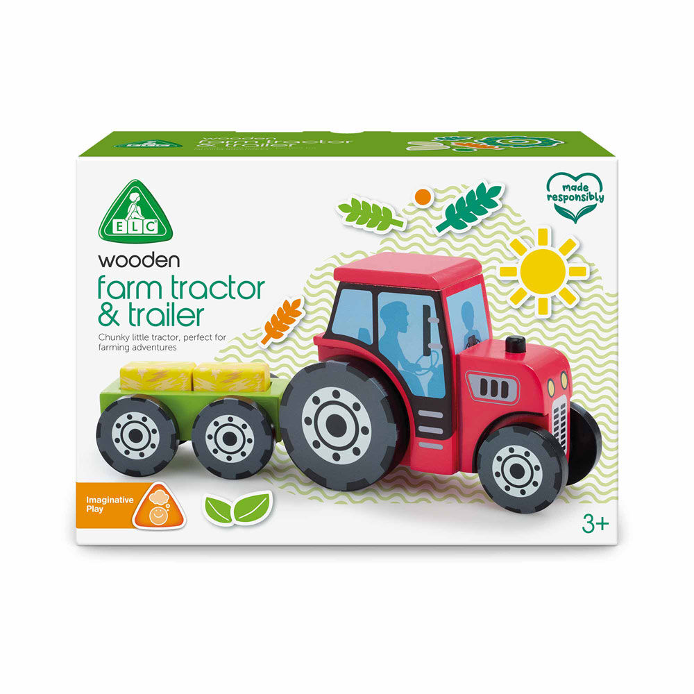 Elc wooden trike and cheap trailer