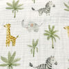 Simmons Waffle/Bamboo Blanket Grey Safari