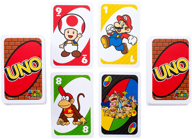 Jeu de cartes UNO Super Mario