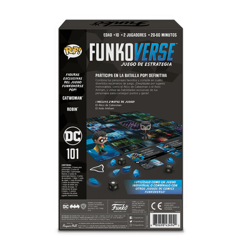 Jeu De Plateau De Funkoverse: DC Comics 101 - &Eacute;dition anglaise