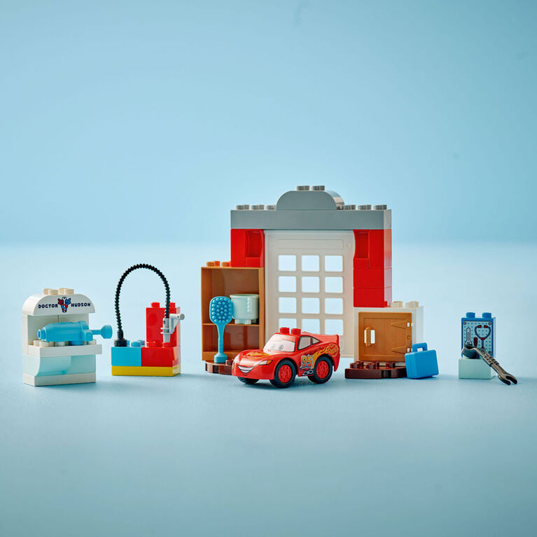 LEGO DUPLO Disney and Pixar Cars McQueen's Visit to Doc's Garage - Toddler Toy For Kids 2+ - 10456