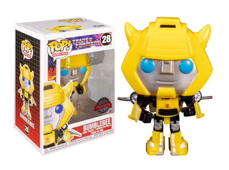 Figurine en Vinyle Bumblebee par Funko POP! Transformers - Notre Exclusivité