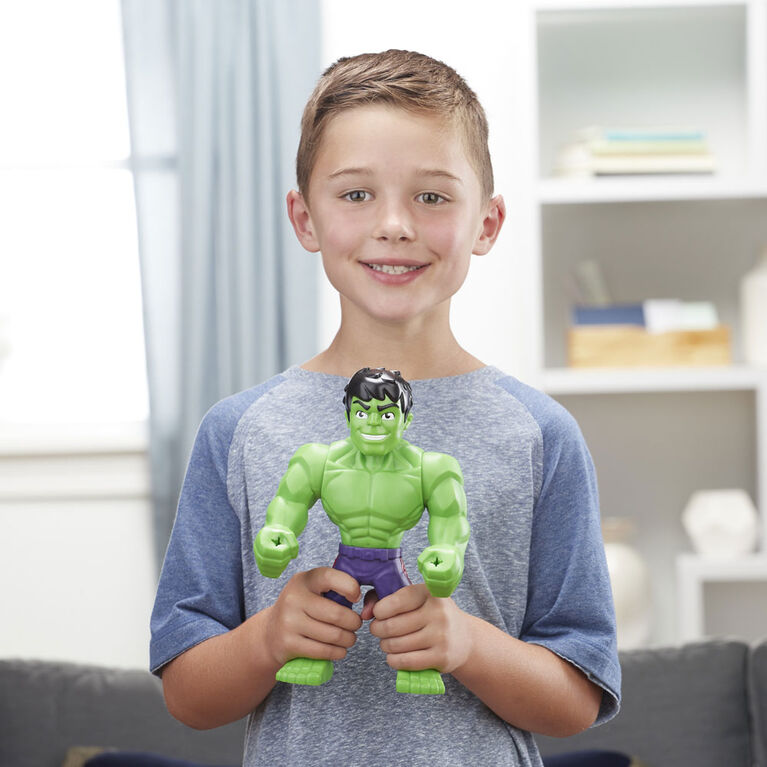 Playskool Heroes Marvel Super Hero Adventures Mega Mighties - Figurine Hulk de 25 cm