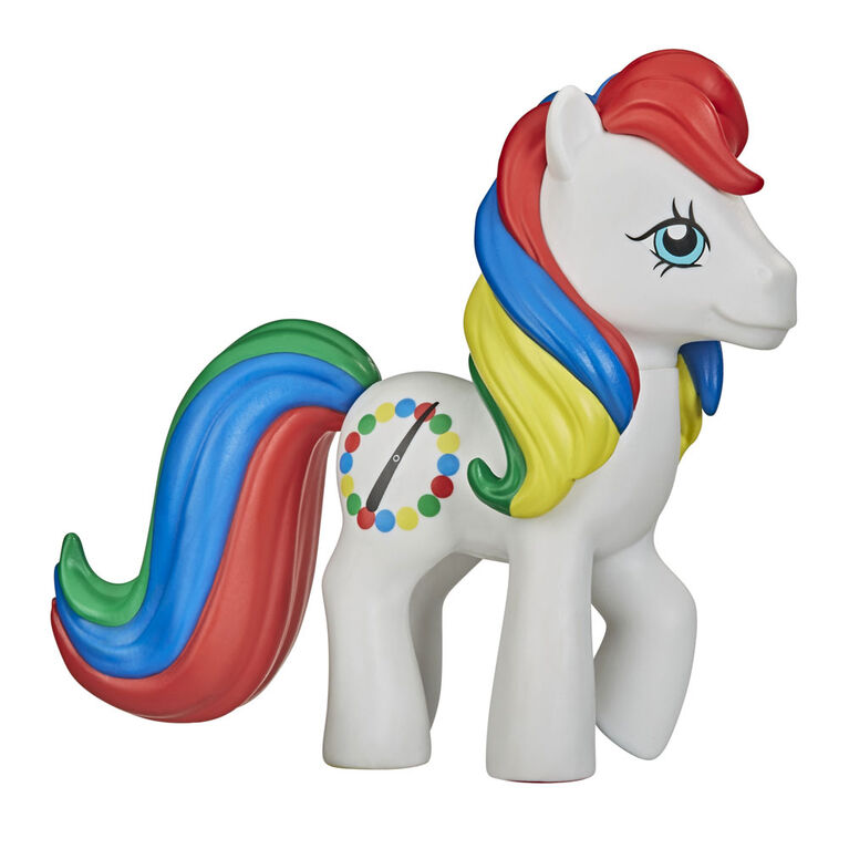 My Little Pony, Combo Twister et Right Hoof Red, style rétro, figurine My Little Pony inspirée des années 80 à collectionner - Notre exclusivité