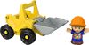 Fisher-Price Little People Bulldozer Construction Toy and Figure Set for Toddlers, 2 Pieces