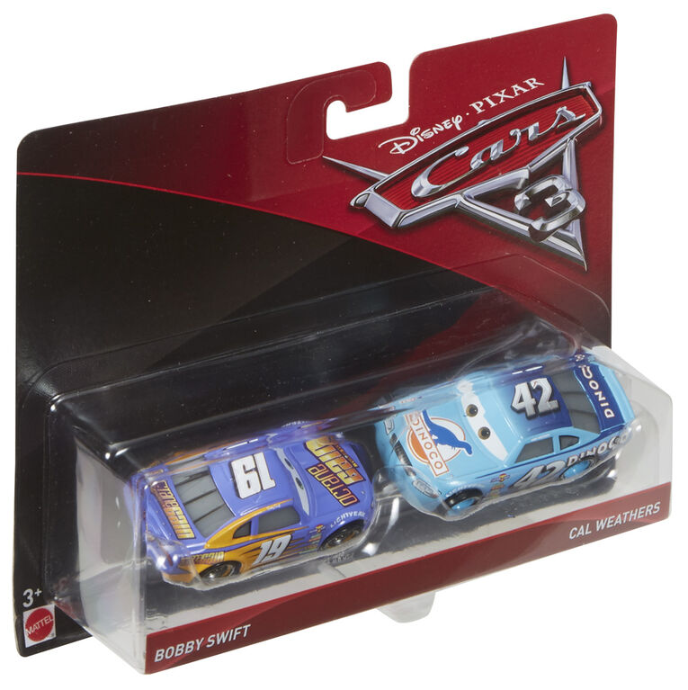 Disney/Pixar Cars 3 Bobby Swift & Cal Weathers Die-Cast Vehicle 2-Pack