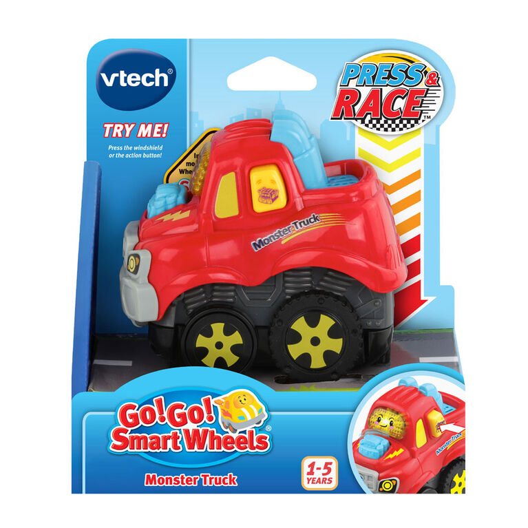 VTech Go! Go! Smart Wheels Press & Race Monster Truck - English Edition