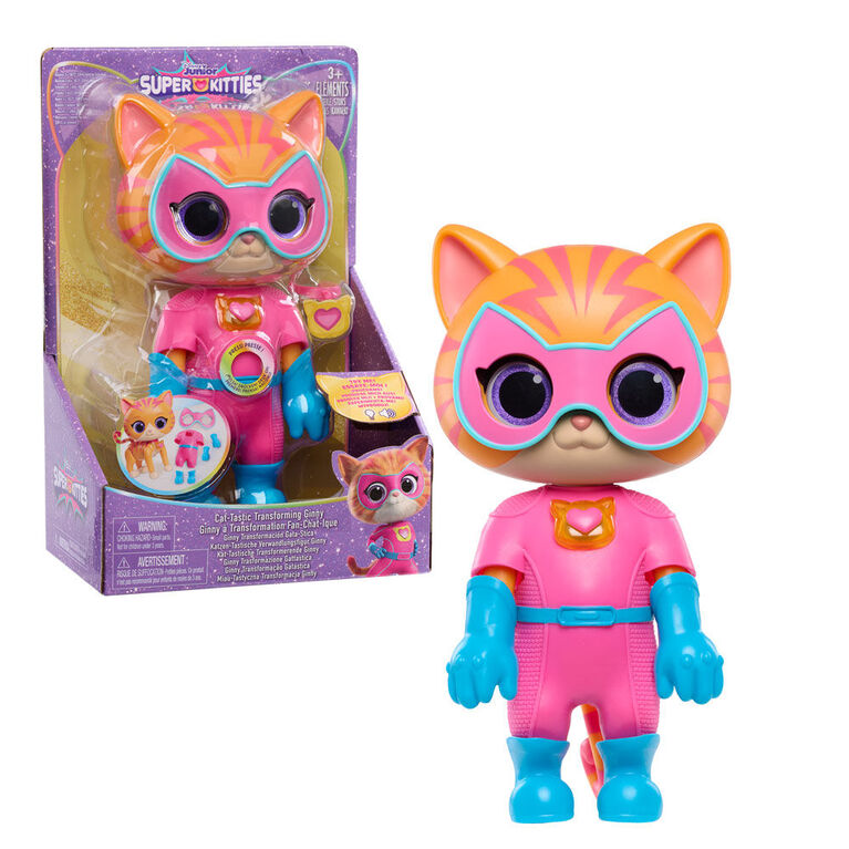 Disney Junior SuperKitties Cat-Tastic Transforming Figures