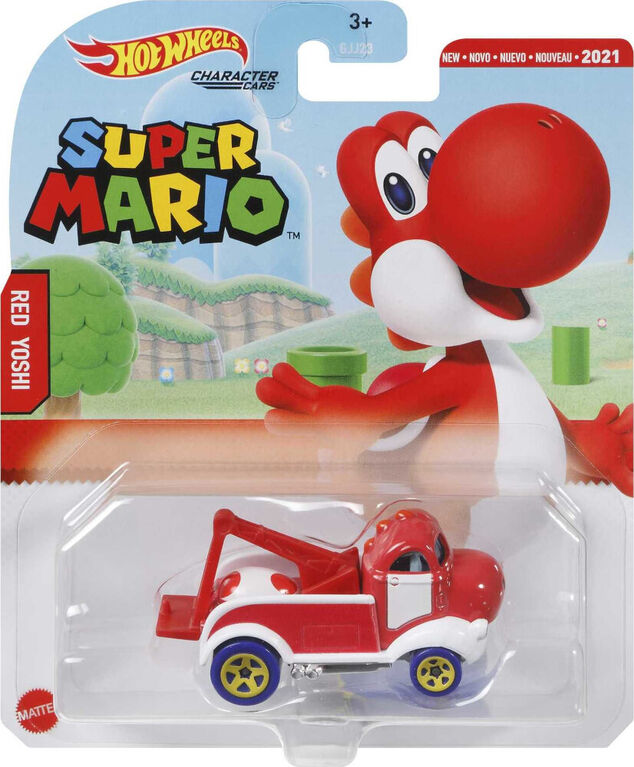 Hot Wheels Super Mario Red Yoshi Vehicle