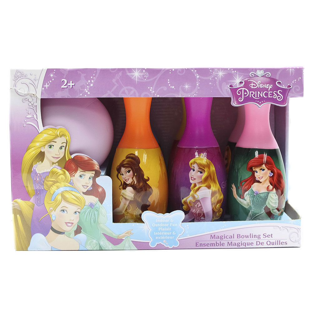 Disney princess bowling set discount