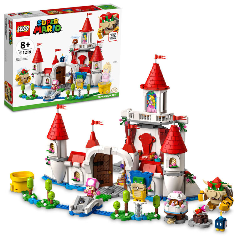 LEGO Super Mario Ensemble d'extension Le château de Peach 71408 Ensemble de construction (1 216 pièces)