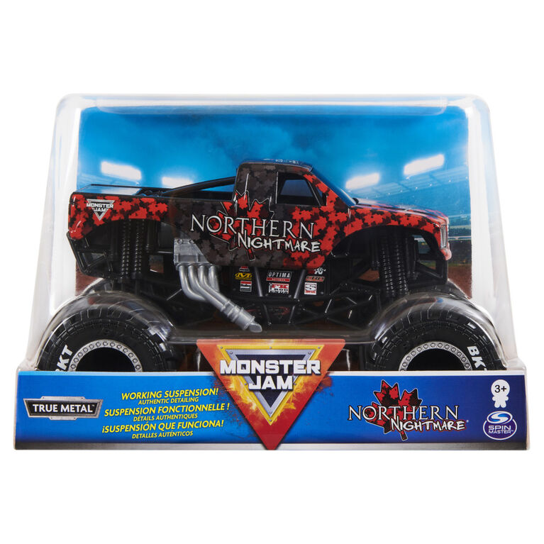  Monster Jam, Official Max D Monster Truck, Die-Cast Vehicle,  1:24 Scale : Toys & Games