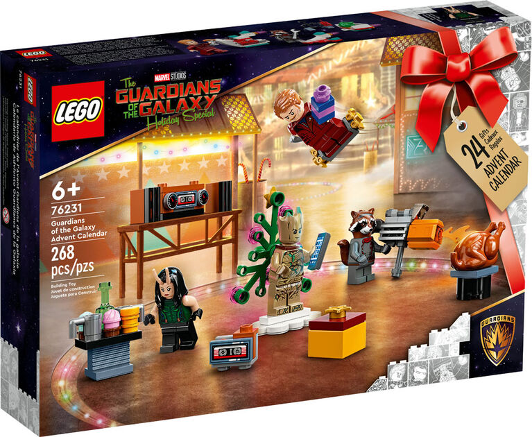 Le calendrier de l'Avent LEGO Marvel Studios Gardiens de la galaxie 76231 (268 pièces)