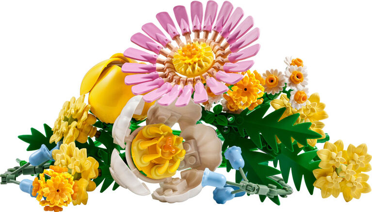 LEGO Botanicals Petite Sunny Bouquet Flower Set - Building Toy for Kids 9+ - Room Decor - 10347