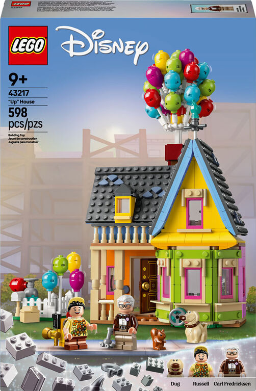 LEGO | Disney et Pixar La maison de " Là-haut " 43217 Ensemble de jeu de construction; Cadeau cinéma pour les enfants et les amateurs de 9 ans et plus (598 pièces)