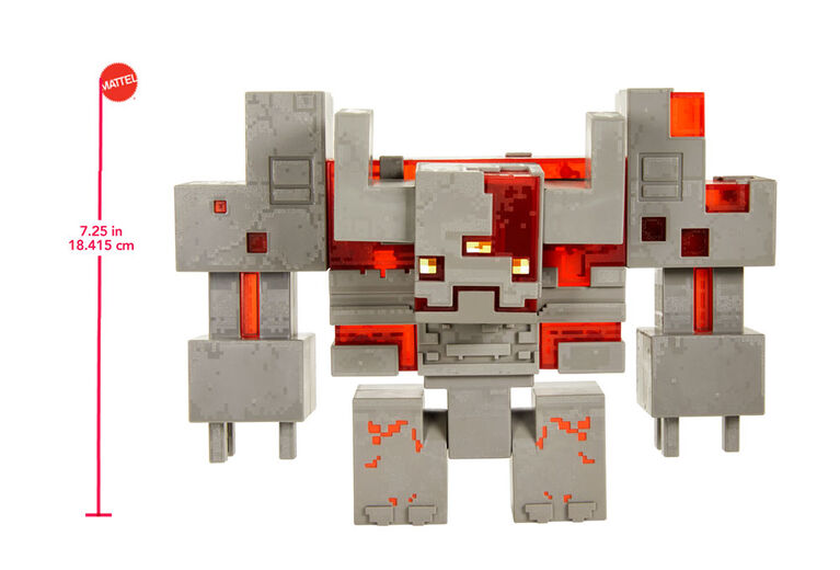 Minecraft Dungeons Redstone Monstrosity Figure