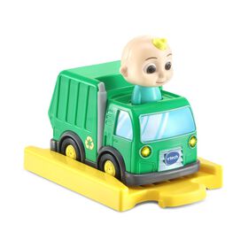 VTech CoComelon Go! Go! Smart Wheels JJ's Recycling Truck and Track - English Edition