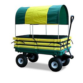 Millside - Trekker Wagon 20 inch x 38 inch with Pad and Canopy