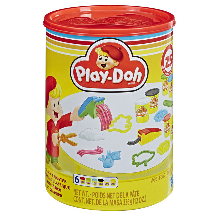 Play Doh Classic Canister Retro Set R Exclusive Toys R Us Canada