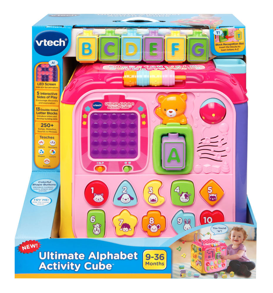 vtech learning cube pink