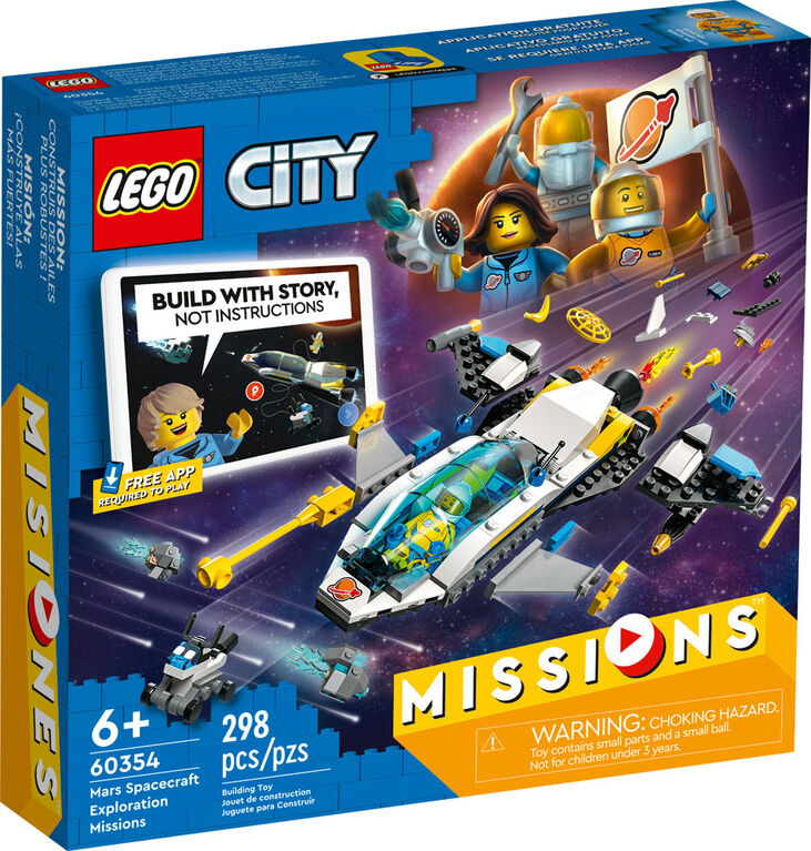 LEGO City Mars Spacecraft Exploration Missions 60354 Building Kit (298 Pieces)