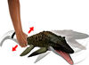 Jurassic World Rebirth Bite N Blast Mosasaurus Action Figure and Mini Dilophosaurus, Dinosaur Toy