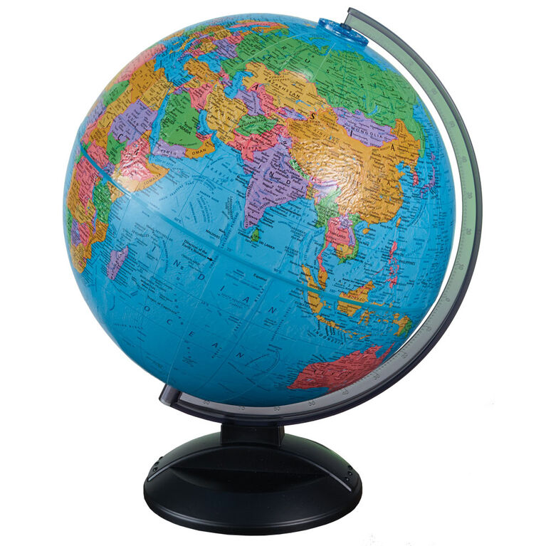 Generic globe Terrestre Rotationnel en plastique éducatif, 10,6 cm à prix  pas cher