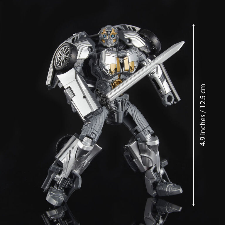 Transformers Studio Series 39, figurine Cogman du film Transformers: Le dernier chevalier, classe de luxe.