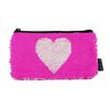 Style Lab Magic Sequin Heart Pouch