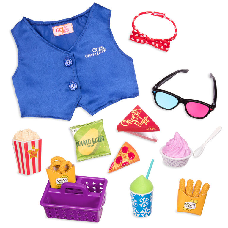 Our Generation, Cinema Snacks, Play Food Movie Accessory for 18-inch Dolls