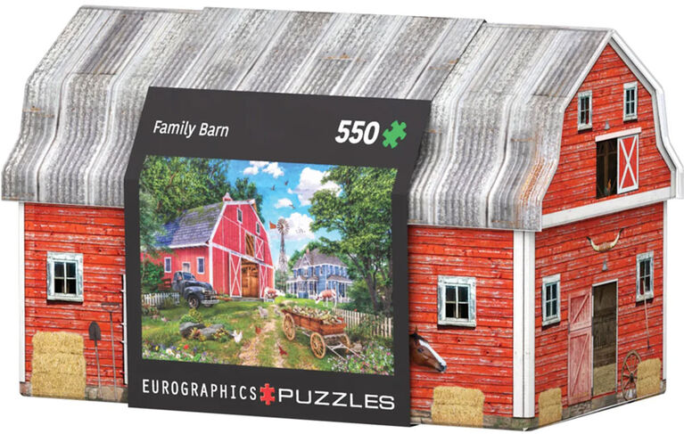Eurographics - Family Farm Tin - 550 Piece Jigsaw Puzzle
