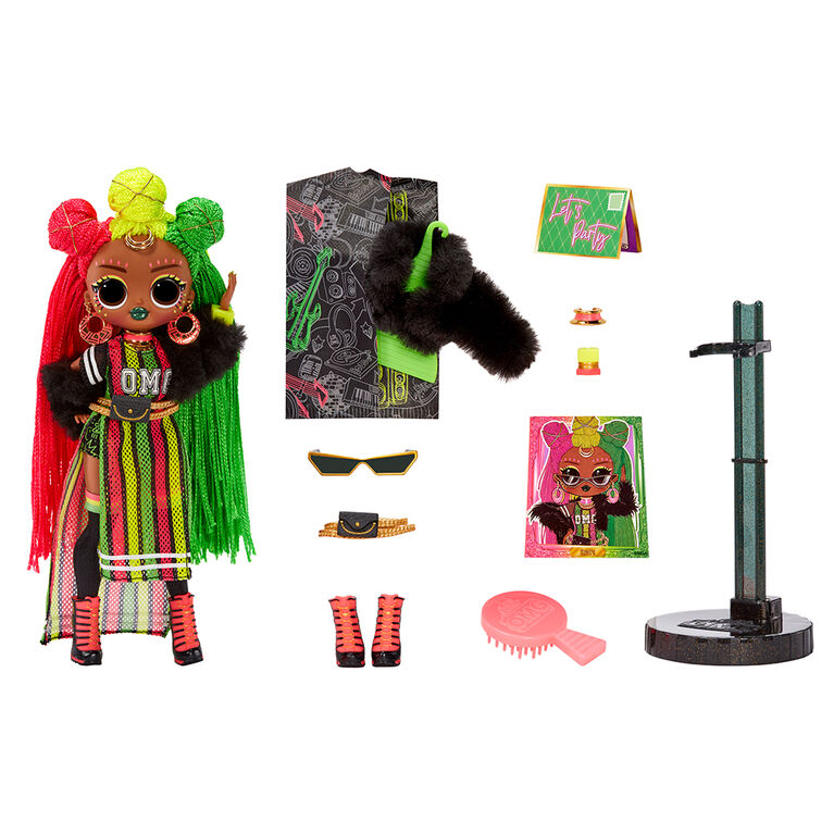 LOL Surprise OMG Queens Sways fashion doll with 20 Surprises
