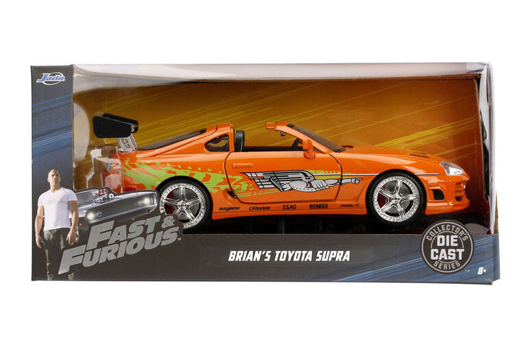 Fast & Furious 1:24 1995 Toyota Supra-Orange
