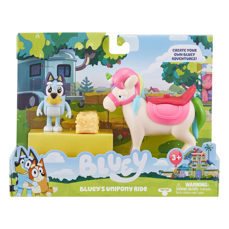 Bluey Figure and Vehicle Playset - Unipony