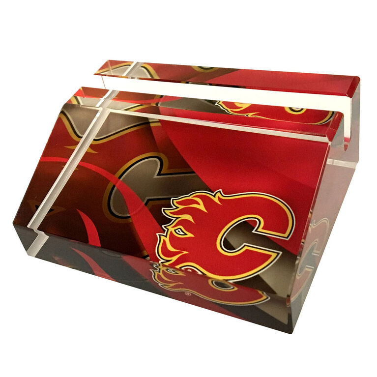 NHL Business Card Stand Calgary Flames