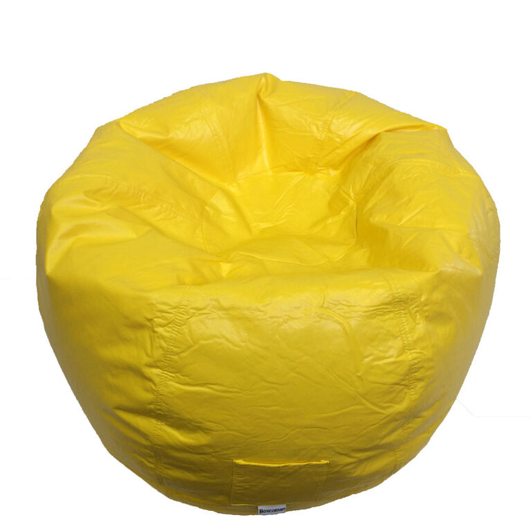 Large Vinyl w/Pocket Bean Bag Yellow Toys R Us Canada