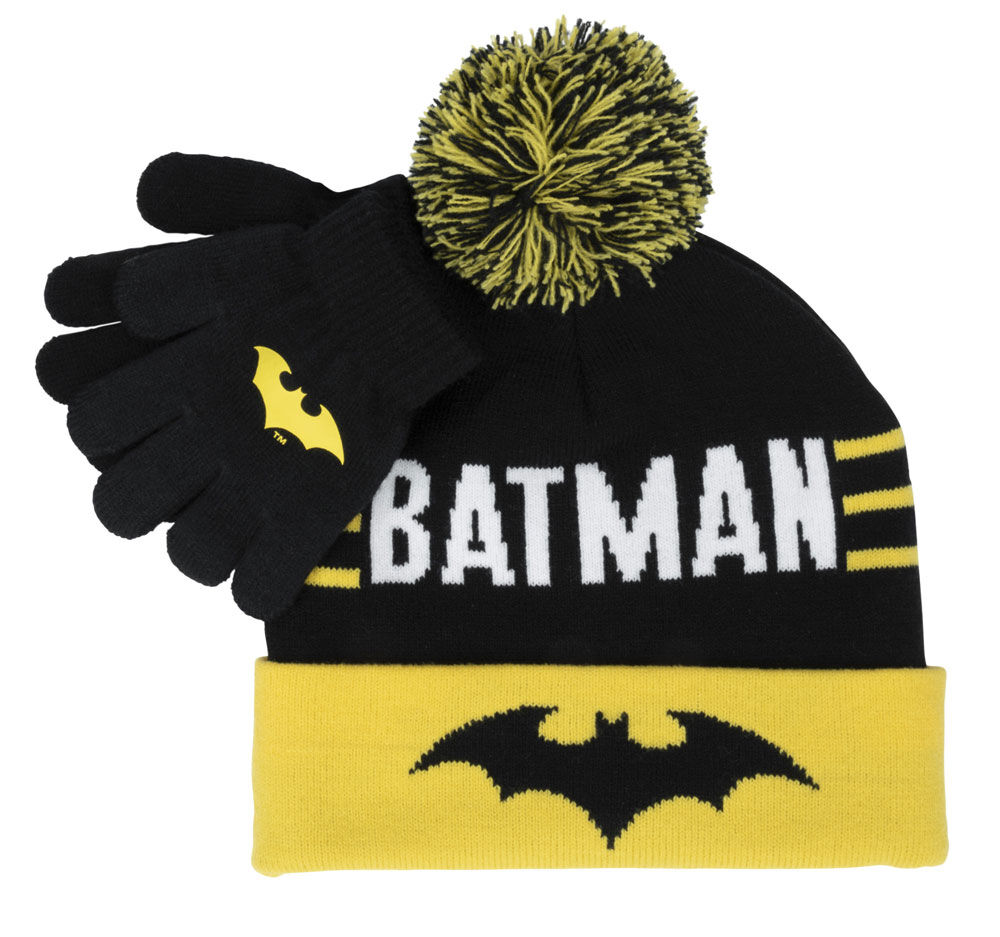 Batman hat and glove hot sale set