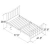 DHP - Bali Twin Metal Bed - Bronze