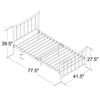 DHP - Bali Twin Metal Bed - Bronze